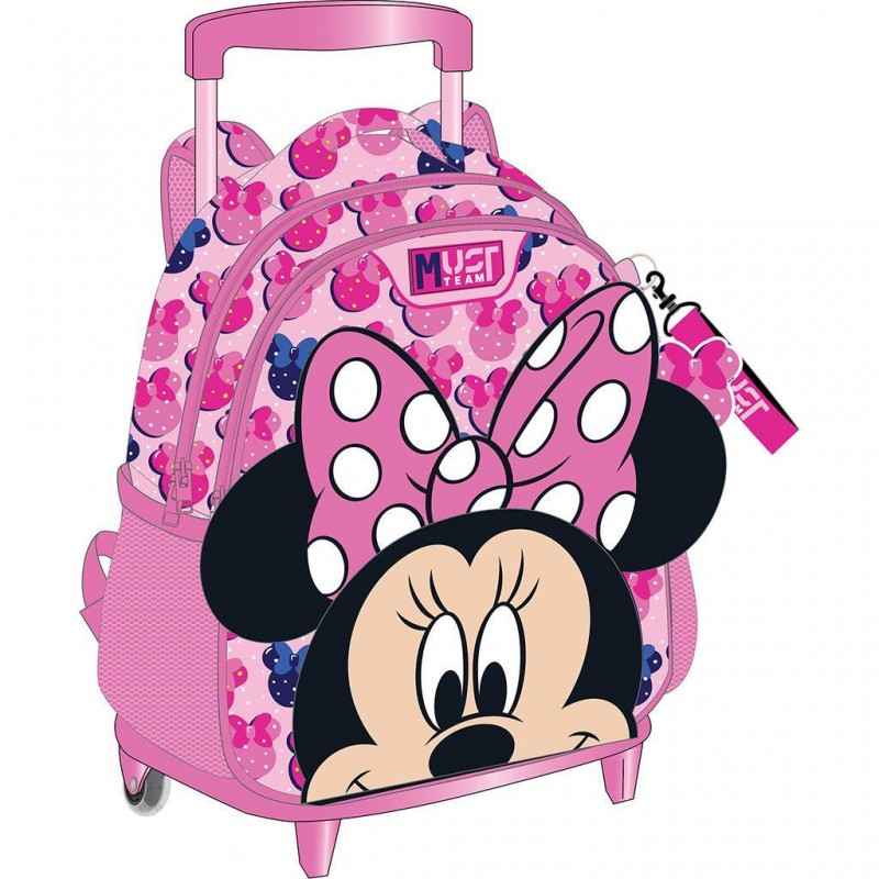 Σχολική Τσάντα Τρόλεϊ Νηπιαγωγείου Disney Minnie Ροζ Must 