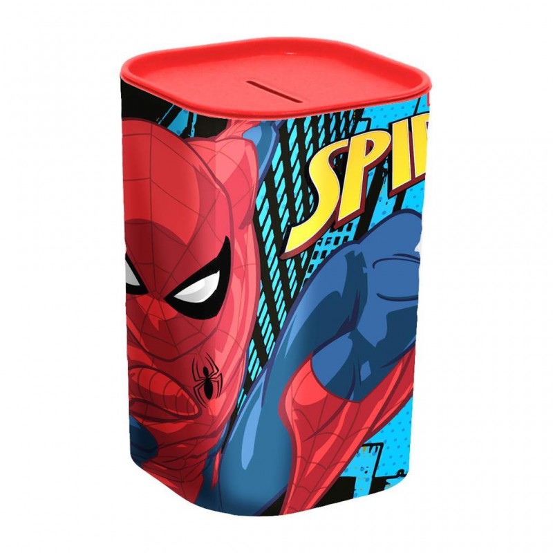 Κουμπαράς Πλαστικός 8x8x12 Spiderman