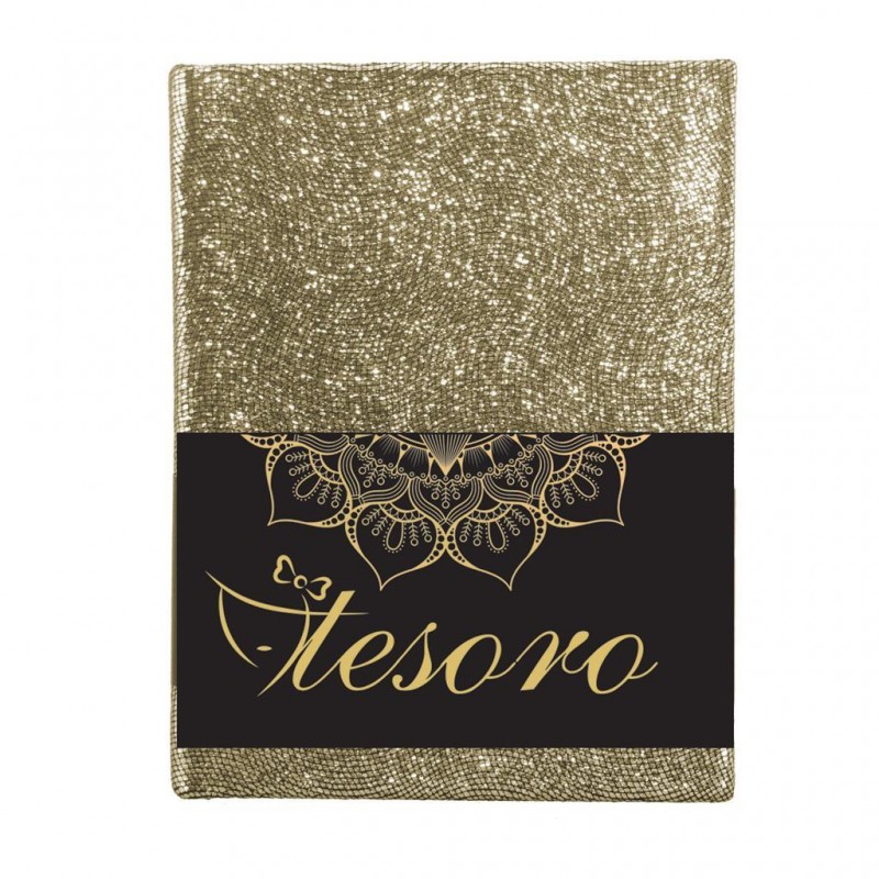 Σημειωματάριο Flexi 14Χ20 96Φ 6Χρ Glitter Tesoro