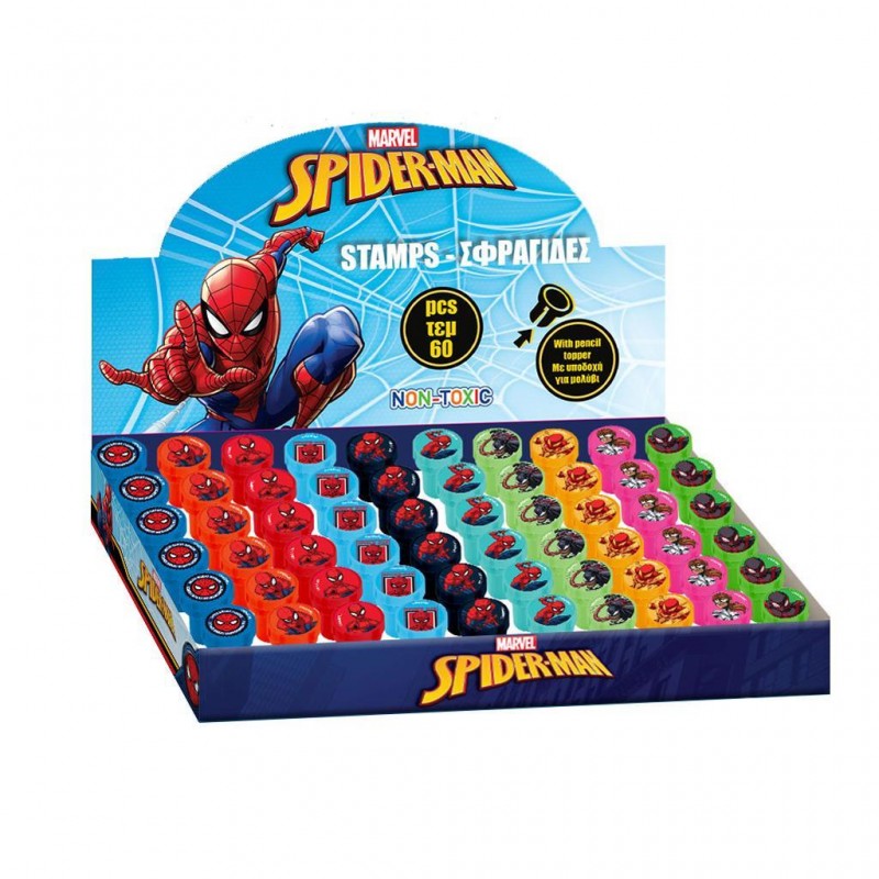 Σφραγίδες Spiderman 3+ Ετών (Διάφορα Σχέδια) Diakakis