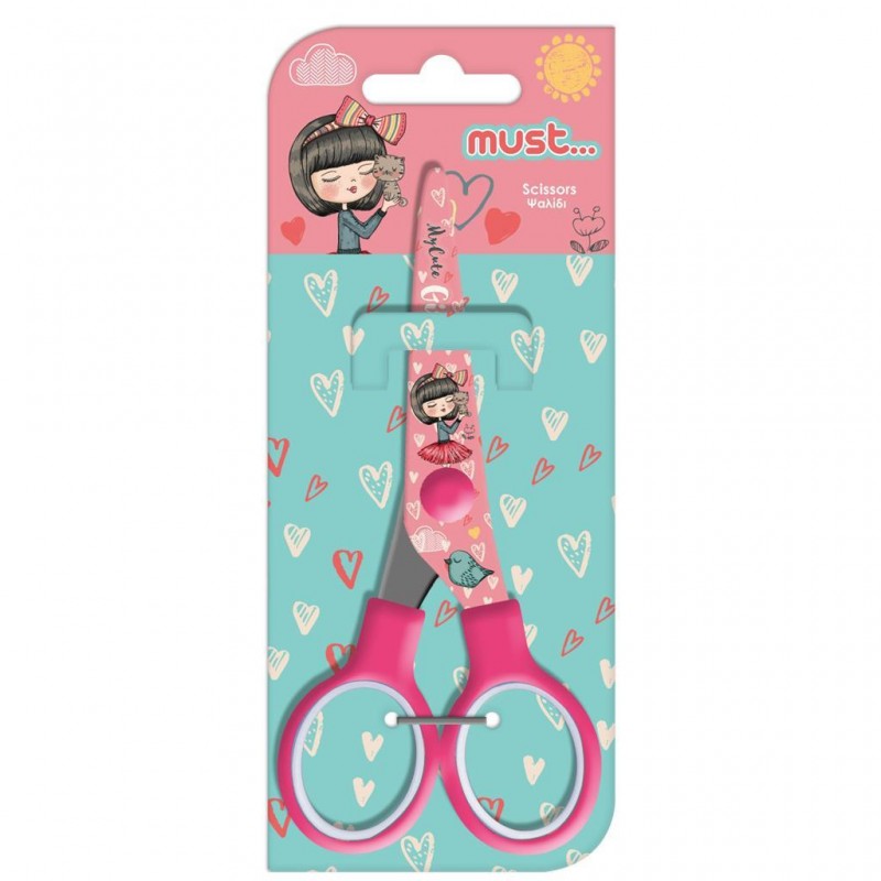 Ψαλίδι Μεταλλικό 13,5Εκ Must My Cute Girl
