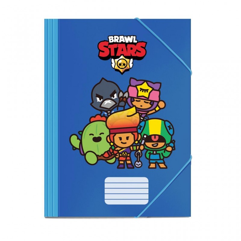 Φάκελος Λάστιχο Χαρτόνι 25x35 Brawl Stars