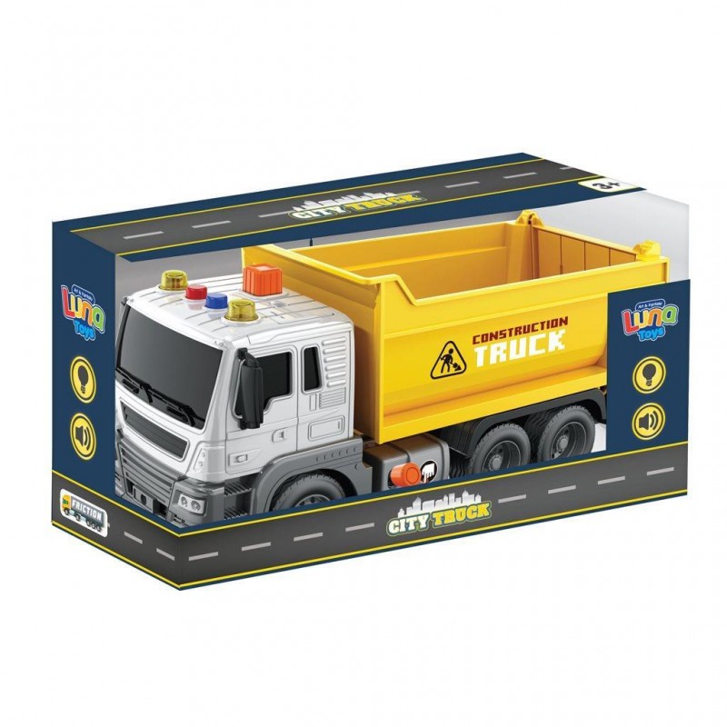 Φορτηγό Με Καρότσα Friction 1:16 Με Ήχο Και Φως Luna Diakakis