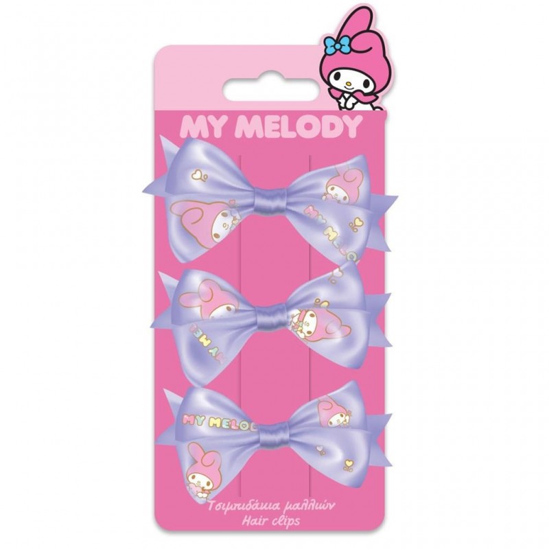 Τσιμπιδάκια Μαλλιών Σετ 3Τεμ My Melody
