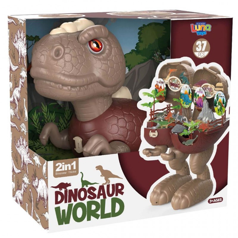 Βαλιτσάκι Δεινόσαυρος 24x37,5x47Εκ Luna