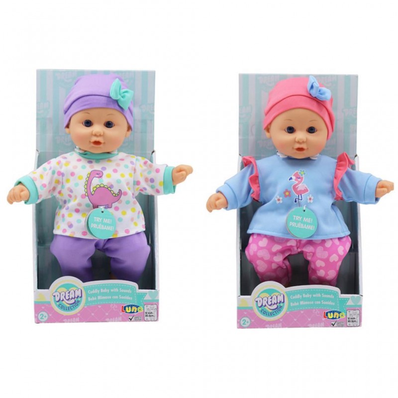 Μωρό Κούκλα Dream Collection 2+ Ετών 30 Εκ. (Διάφορα Σχέδια) 1τμχ Luna 