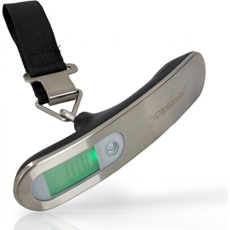 Ζυγαριά Αποσκευών Ψηφιακή Ασημί 