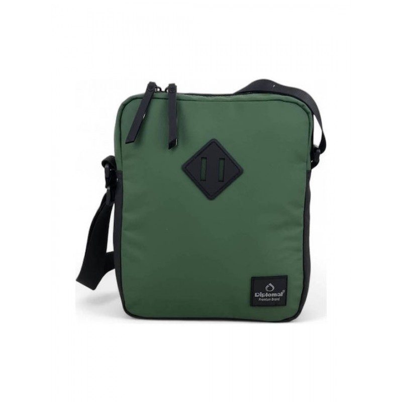 Τσαντάκι Ώμου Χιαστί Αντρικό Λαδί Brooklyn