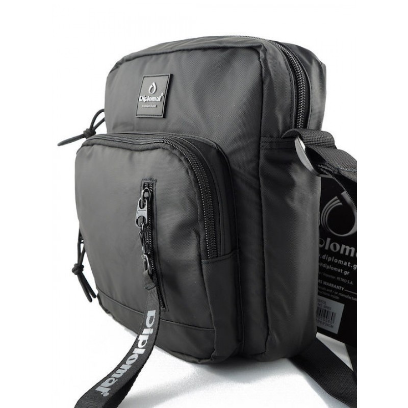 Τσαντάκι Αντρικό Ώμου/Χιαστί Μαύρο Bristol