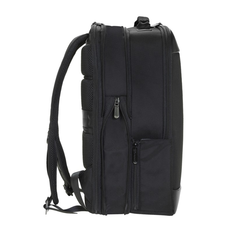 Τσάντα Πλάτης Αντρική Επαγγελματική Μαύρη Milano (EXPANDABLE) Diplomat