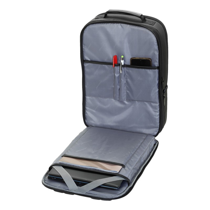 Τσάντα Πλάτης Αντρική Επαγγελματική Μαύρη Milano (EXPANDABLE) Diplomat