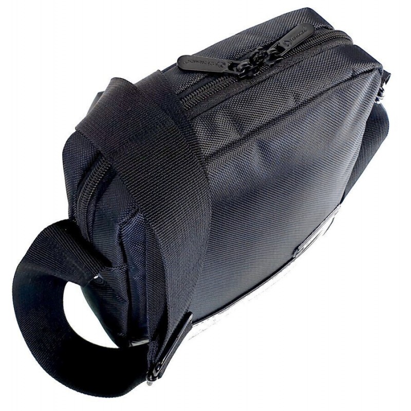 Τσαντάκι Αντρικό Ώμου/Χιαστί Μαύρο Montreal Diplomat