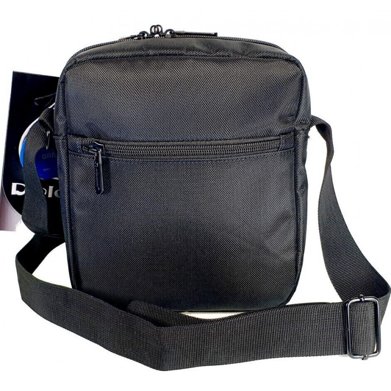 Τσαντάκι Αντρικό Ώμου/Χιαστί Μαύρο Montreal Diplomat