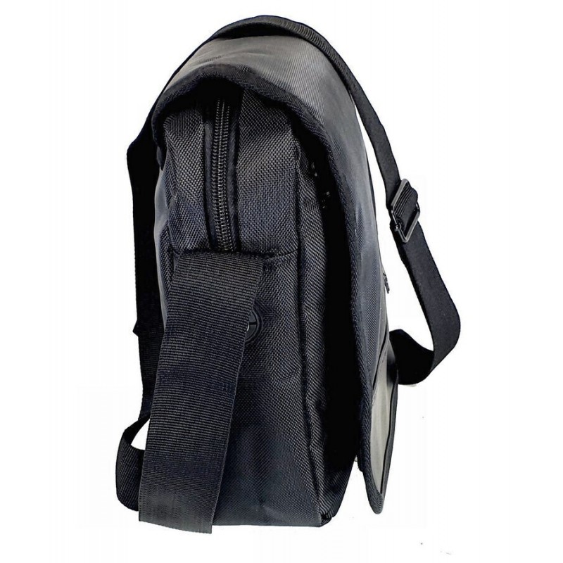 Τσαντάκι Αντρικό Ώμου/Χιαστί Μαύρο Montreal Diplomat