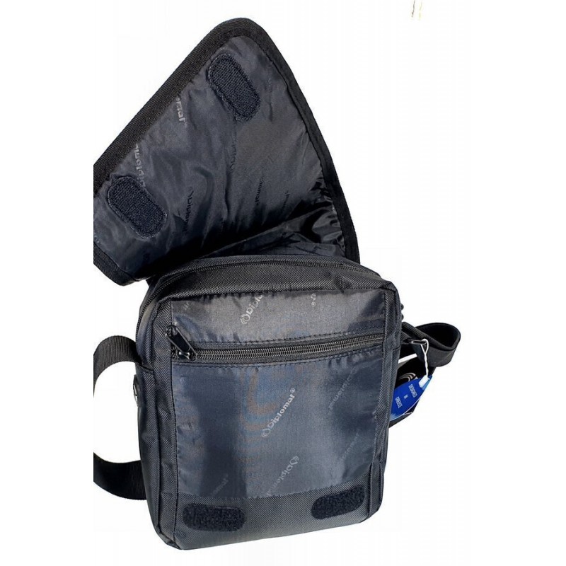 Τσαντάκι Αντρικό Ώμου/Χιαστί Μαύρο Montreal Diplomat