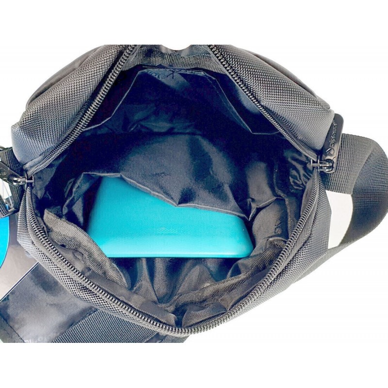 Τσαντάκι Αντρικό Ώμου/Χιαστί Μαύρο Montreal Diplomat