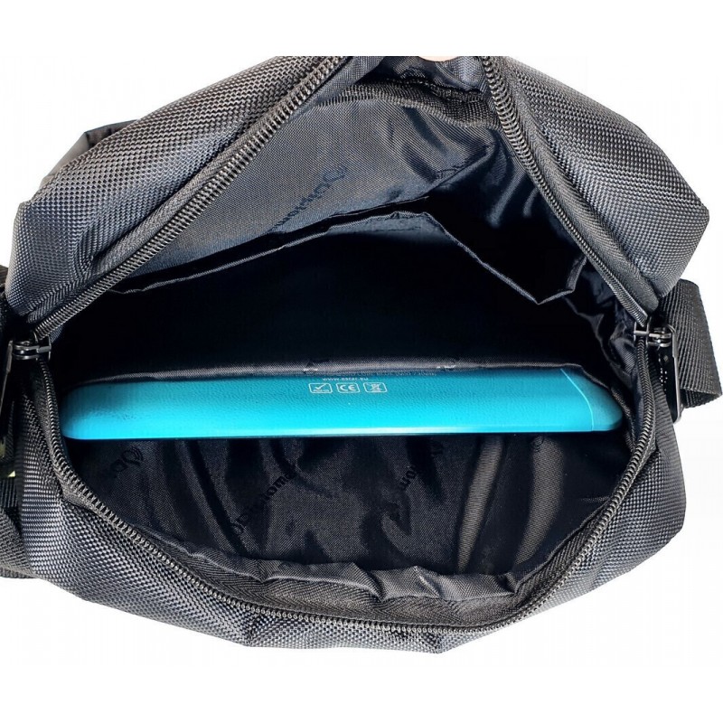 Τσαντάκι Αντρικό Ώμου/Χιαστί Μαύρο Montreal Diplomat