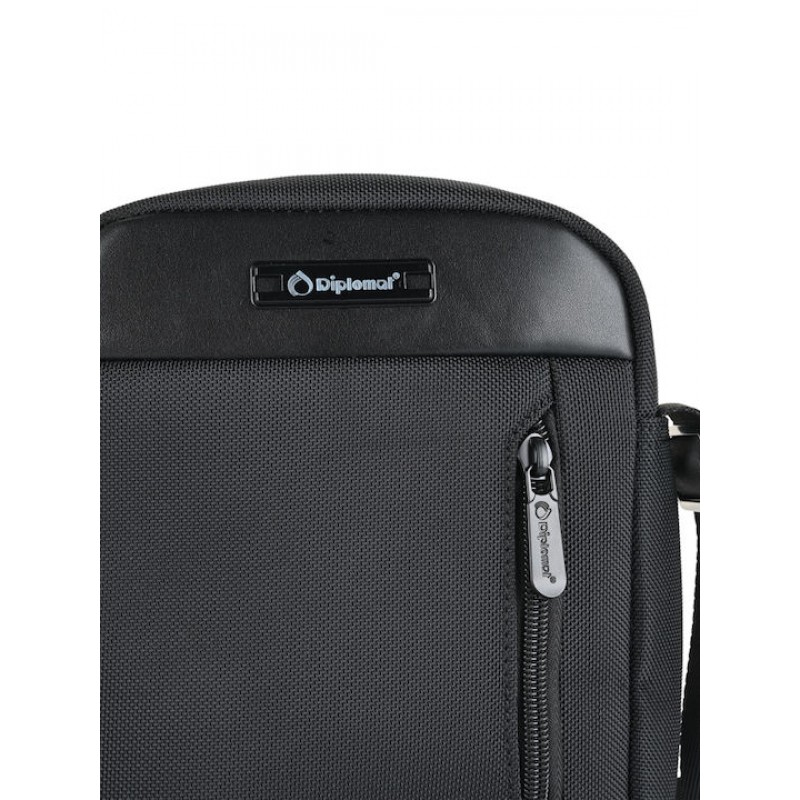 Τσαντάκι Αντρικό ΄΄Ώμου/Χιαστί Μαύρο Milano