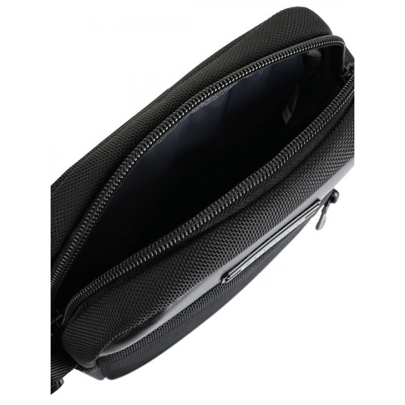 Τσαντάκι Αντρικό ΄΄Ώμου/Χιαστί Μαύρο Milano