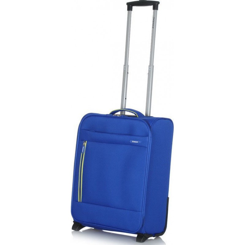 Βαλίτσα Καμπίνας Ύφασμα Μπλε 55εκ Diplomat