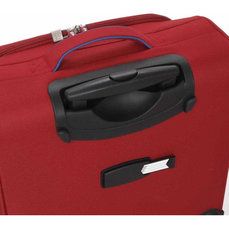 Βαλίτσα Καμπίνας Ύφασμα Κόκκινη 55εκ Diplomat