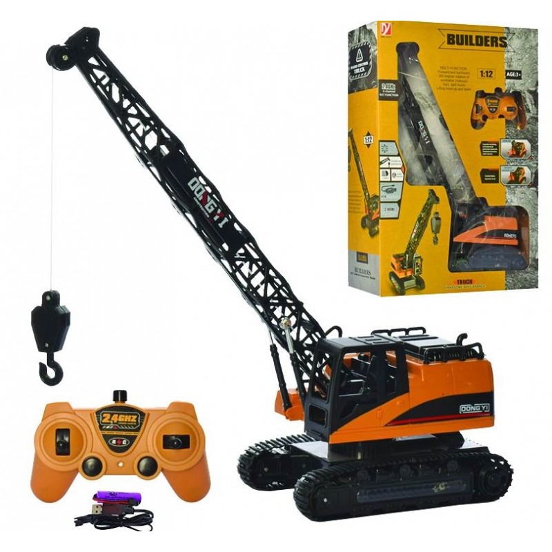 Τηλεκατευθυνόμενος Γερανός Κλίμακας 1:12 Doly Toys