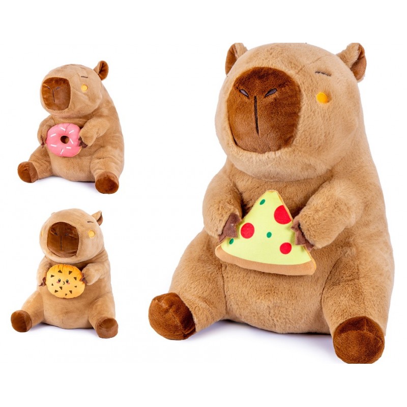 Λούτρινο Καπιμπάρα 45Εκ Σε 3 Σχέδια 1Τμχ Doly Toys