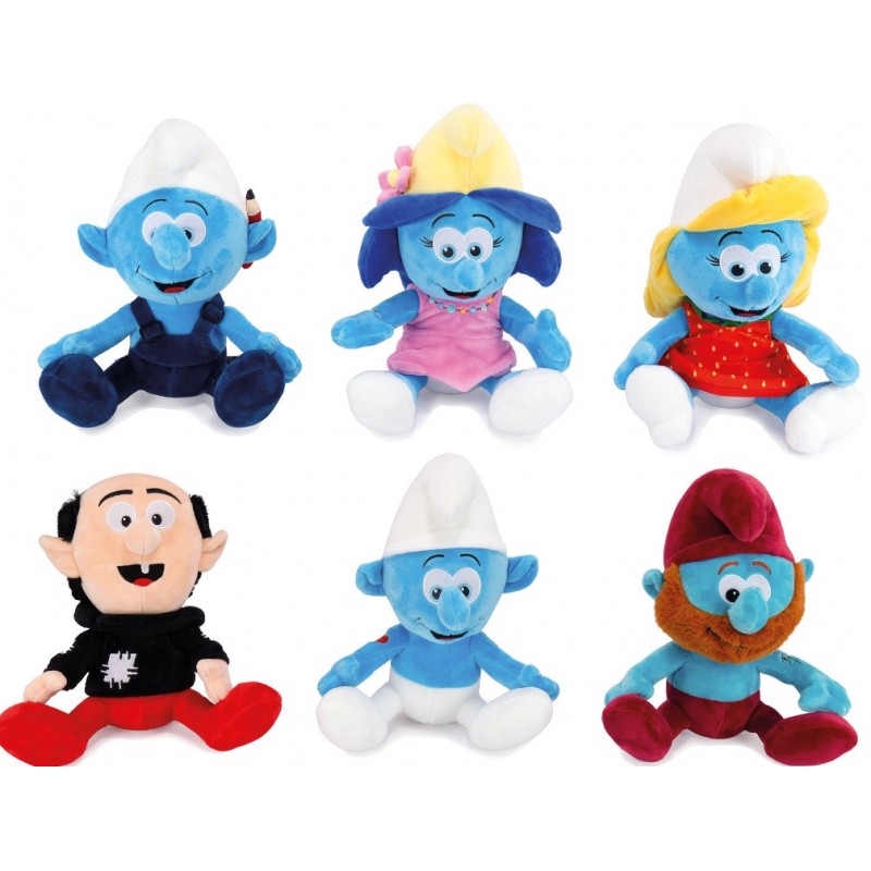 Λούτρινο Στρουμφάκια 23Εκ 6 Σχέδια 1Τμχ Doly Toys