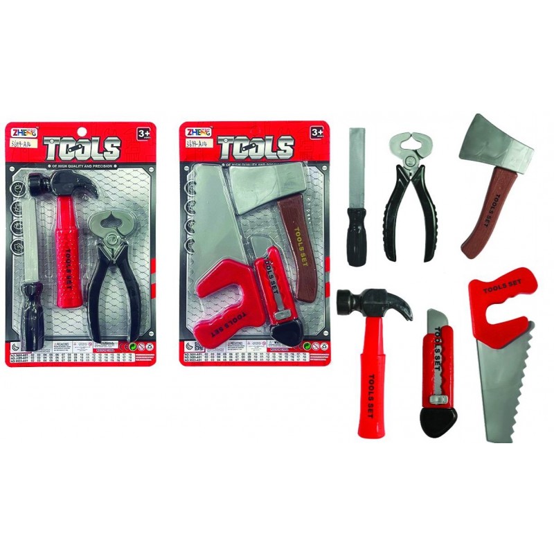 Εργαλεία Σε Καρτέλα 2 Σχέδια 17x2x27cm Doly Toys