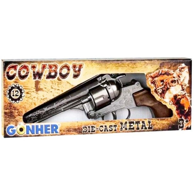 Παιδικό Πιστόλι Μεταλλικό Revolver 12σφαιρο Dolytoys
