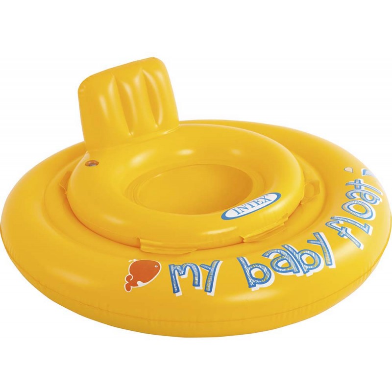 Βρεφικό Σωσίβιο Swimtrainer 70cm Για 6 Μηνών Έως 12 Μηνών Κίτρινο My Baby Float Intex 