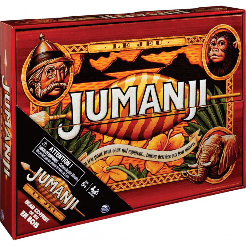  Επιτραπέζιο Σε Ξύλινη Συσκευασία Spin Master Jumanji 6059740