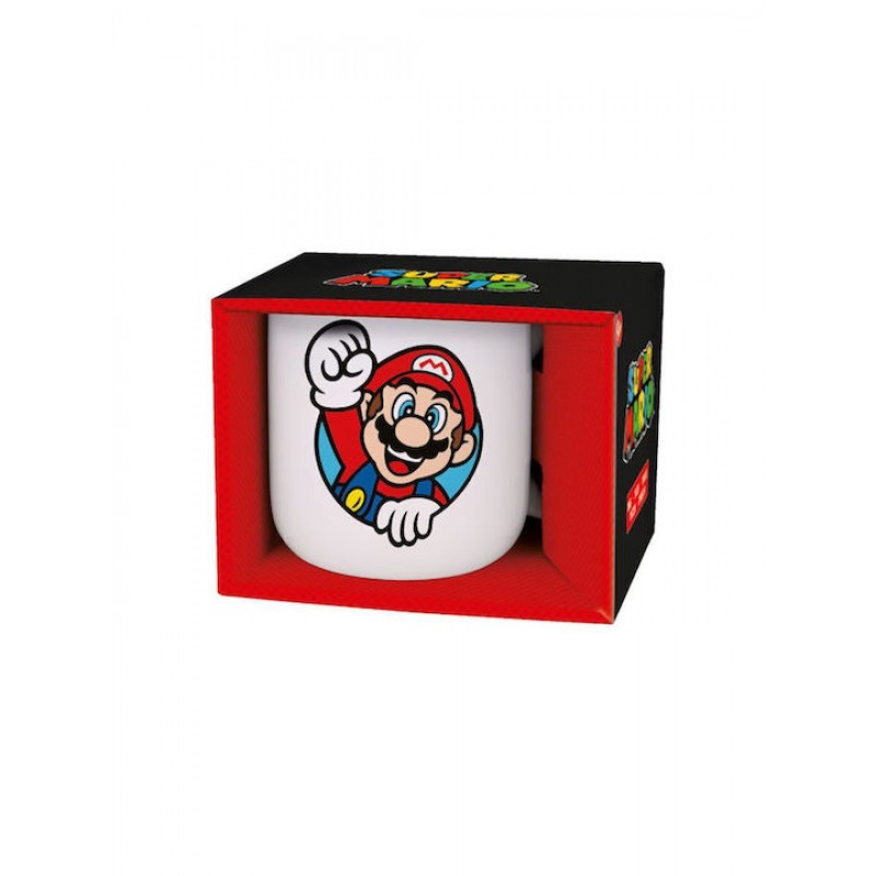 Stor Super Mario Ceramic Breakfast Mug in Gift Box (400ml)