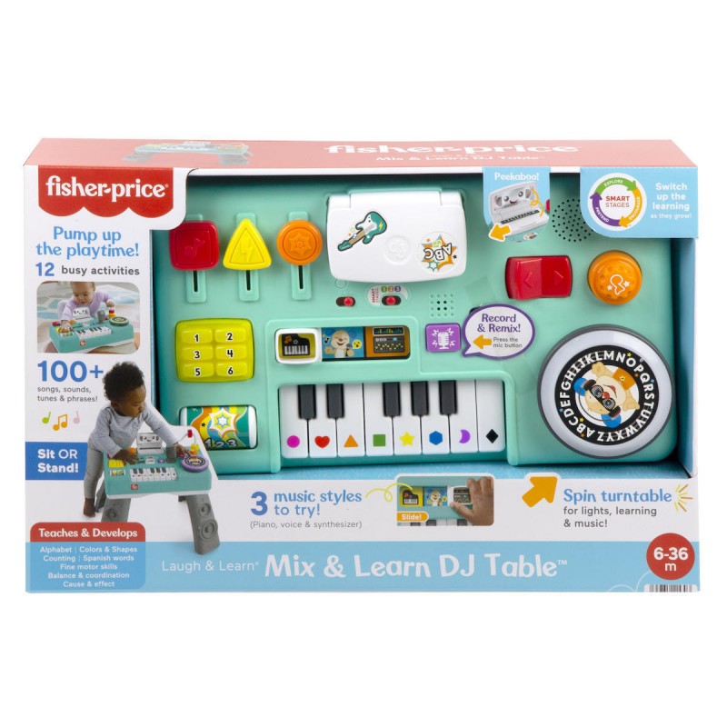 Τραπέζι Με Μουσική & Ήχους Fisher Price Mix & Learn DJ 