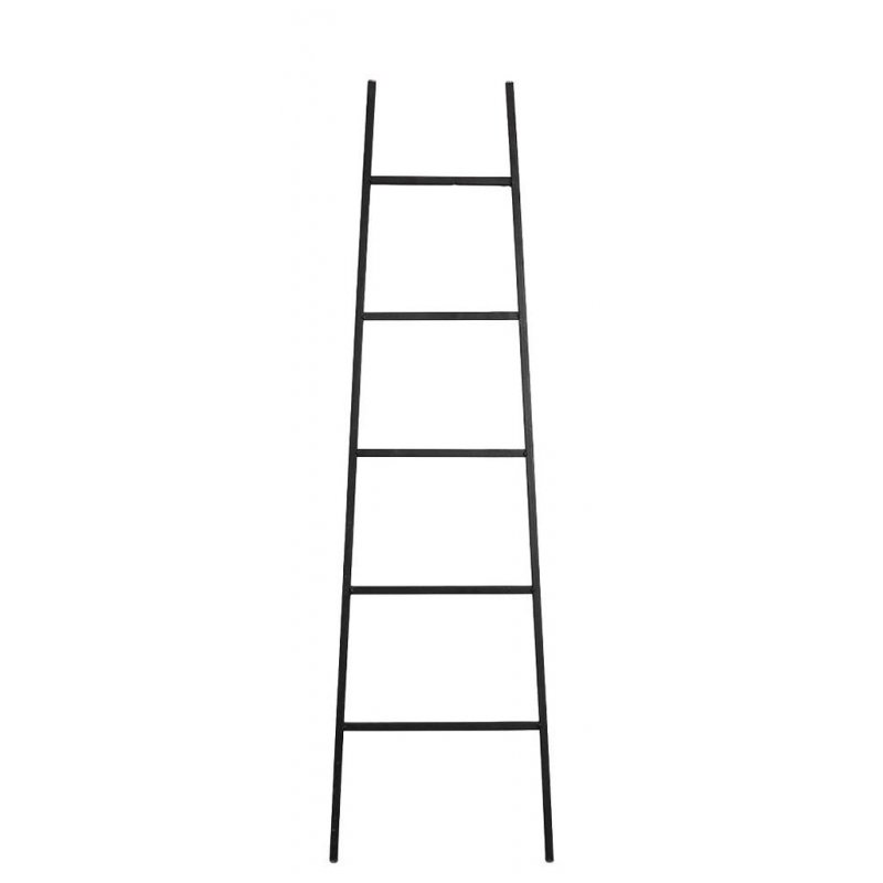 Σκάλα Διακοσμητική Μεταλλική Μαύρη 40x140εκ