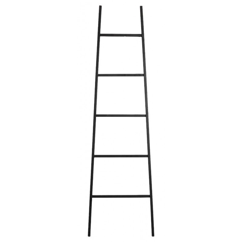 Σκάλα Διακοσμητική Μεταλλική Μαύρη 40x160εκ