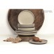 Πιάτο Ρηχό Στρογγυλό  Mood Beige Nordic/Step 27.3x27.3x3.5Εκ Espiel