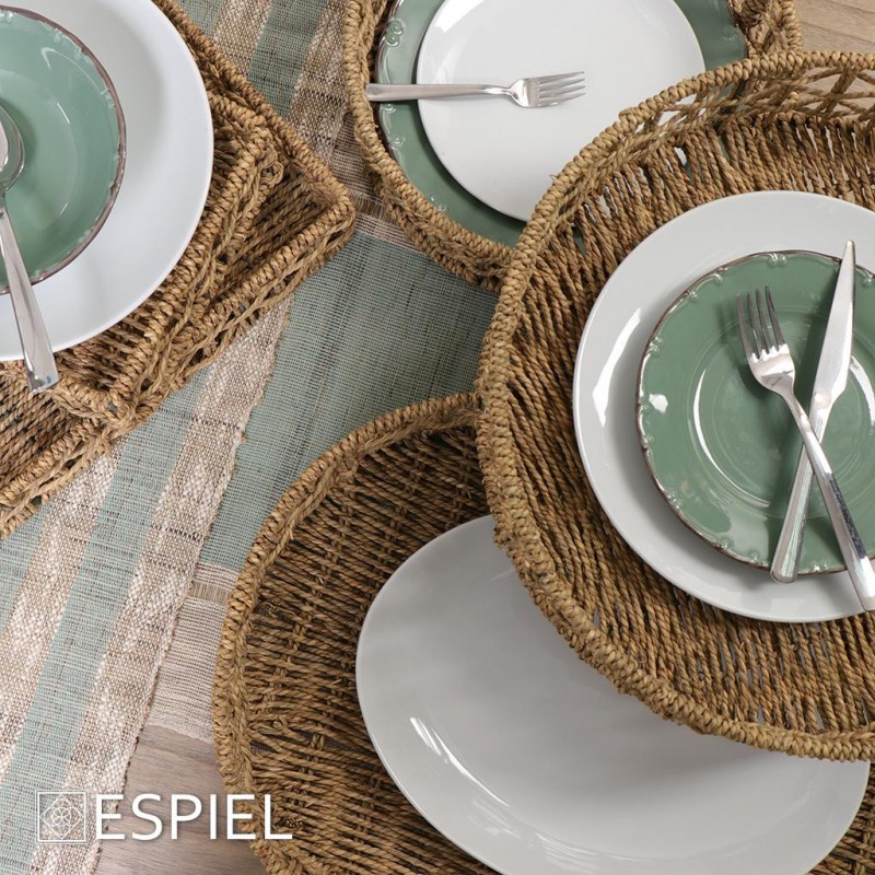 Ψάθα Ράνερ Γαλάζιο Με Ρίγες 45x150Εκ Runner Espiel