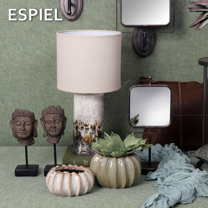 Βούδας Διακοσμητικό Polyresin Καφέ 12x10x30Εκ