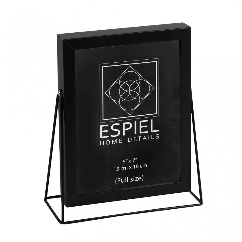 Κορνίζα Μεταλλική Μαύρη 15x20εκ Espiel