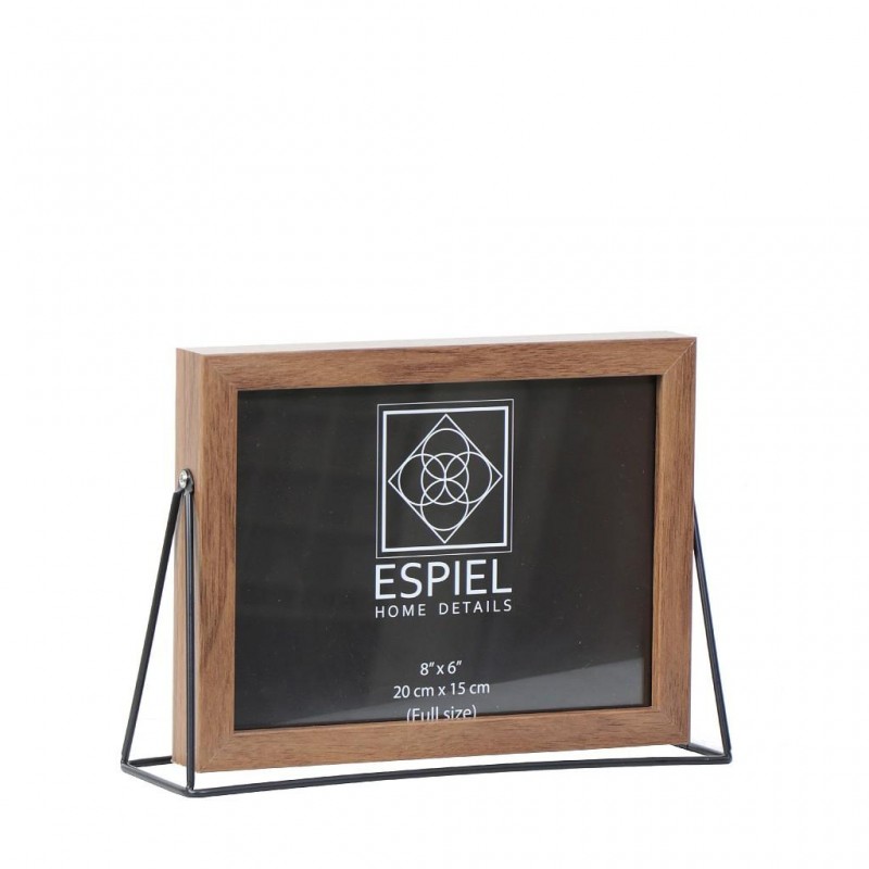 Κορνίζα Μεταλλική Μαύρη 18x13εκ Espiel