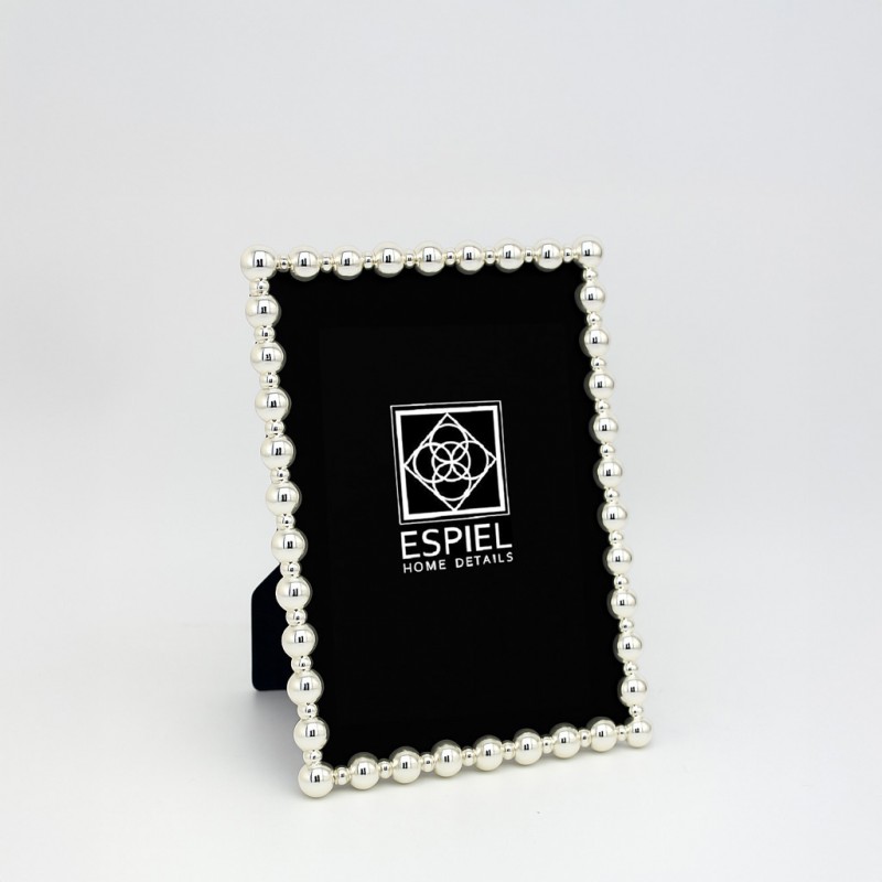 Κορνίζα Μεταλλική Ασημί 18X13Εκ Espiel 