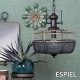 Φωτιστικό Οροφής Μεταλλικό 46.5Εκ Espiel