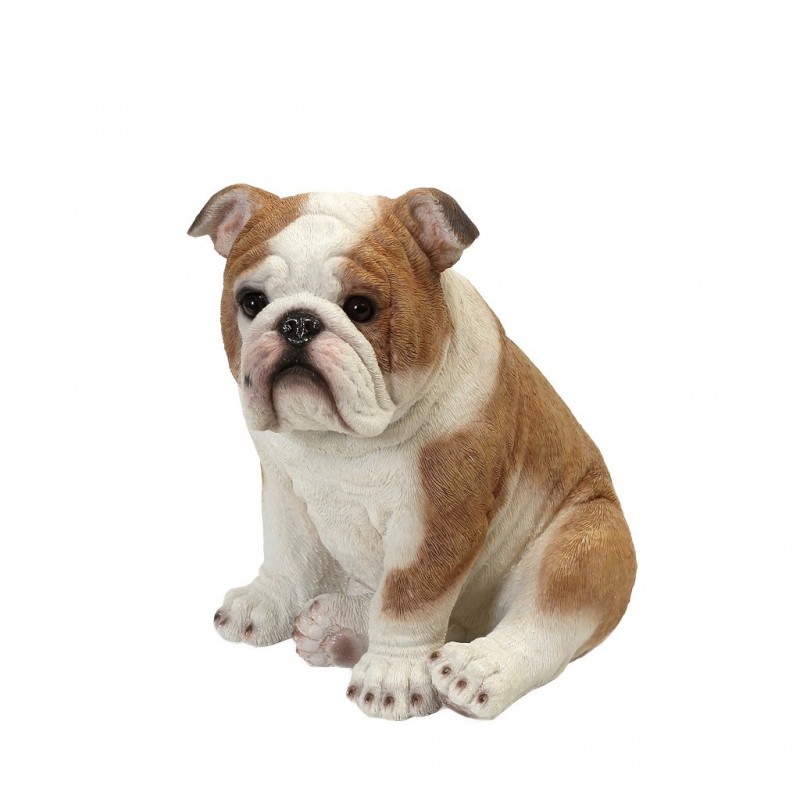 Φιγούρα Σκύλος Bulldog Πολυρεζ . 20Χ14 , 5Χ19 , 5Εκ