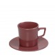 Φλιτζάνι Espresso από Πορσελάνη Pomegranate 100ml Espiel Essentials Espiel