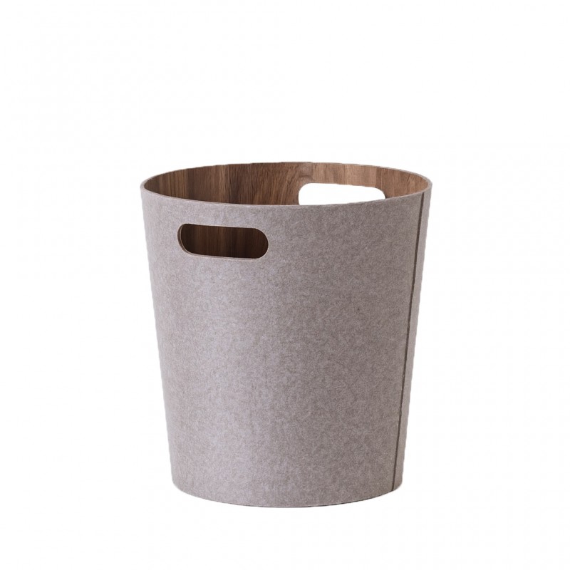 Καλάθι Στρογγυλό Γκρι Υφασμάτινο 25x25x30Εκ Espiel