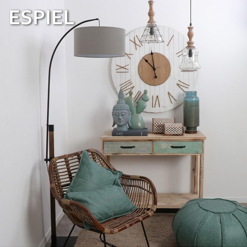 Φωτιστικό Οροφής Σύρμα/Γυαλί 19Εκ Espiel