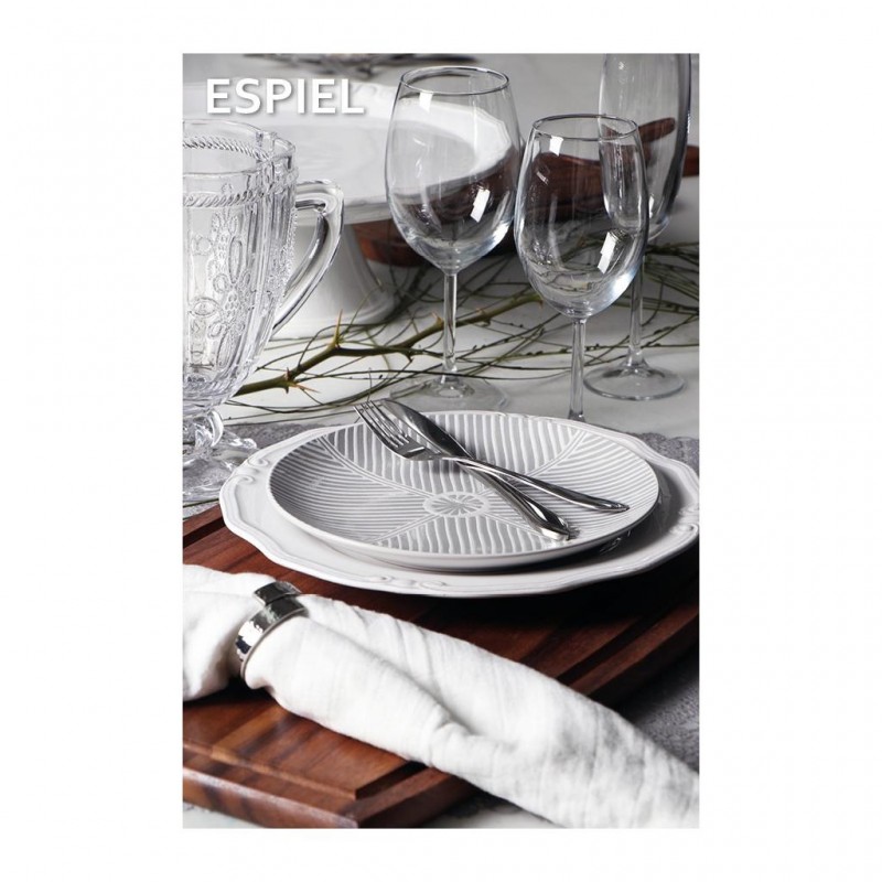 Πιάτο Ρηχό Λευκό 27Εκ Tiffany Espiel
