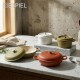 Volcano Κατσαρόλα Ρηχή Cast-Iron Χακί Με Enamel 3200Ml 30Εκ.