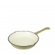 Volcano Τηγάνι Cast-Iron Χακί Με Enamel 25,5Εκ. Espiel
